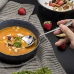 Soup Spoons Set 12 Pcs Premium Stainless Steel Dinner Spoons Heavy-Weight Durable Round Spoons Flatware Set
