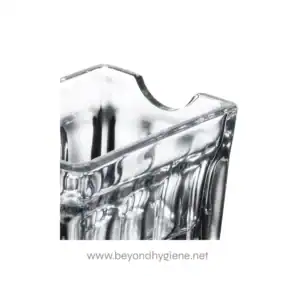 Stainless steel cutlery holder used in commercial kitchens for efficient organization and hygiene.
