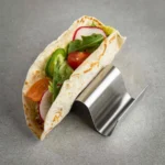 Tablecraft Taco Taxi Medium Brushed Stainless Steel Server - Image 7