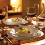 Bormioli Rocco Parma Dishes, Charger Plates, White