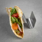 Tablecraft Taco Taxi Medium Brushed Stainless Steel Server - Image 8