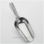 Stainless steel shovel for commercial and industrial cleaning, hygiene, and sanitation solutions. Durable, professional-grade tool for efficient maintenance tasks.