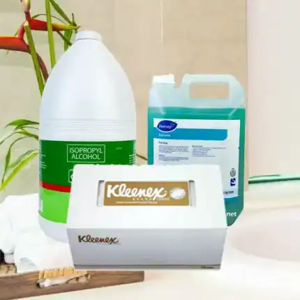 Isopropyl alcohol, disinfectant solutions, and antibacterial wipes for hygiene and sanitation from Beyond Hygiene Asia.
