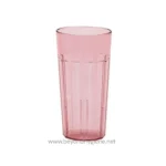 Cambro NT20 Newport 22 oz. Fluted Plastic Tumbler Cup