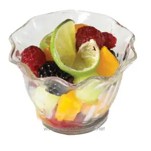 Cambro SRB5 SAN 5 oz. Swirl Bowl Clear
