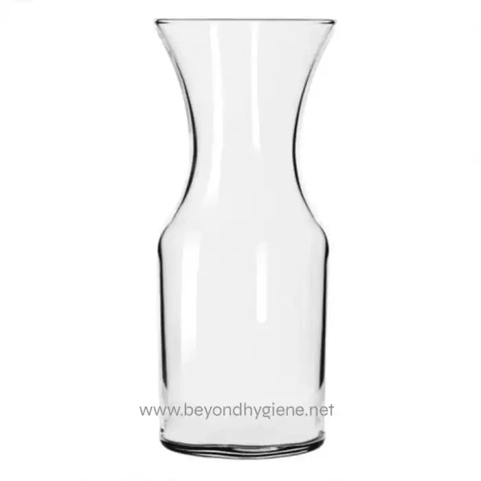 Clear glass vase for home decor and floral arrangements, elegant and minimalist design perfect for enhancing interior aesthetics.