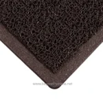 Flexible, dark brown entrance mat with durable, coarse surface for effective dirt and moisture removal in commercial or residential spaces at Beyond Hygiene Asia.