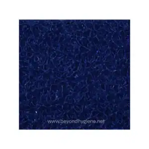 Blue cleaning brush scrubbing pad material for hygiene and sanitation purposes.