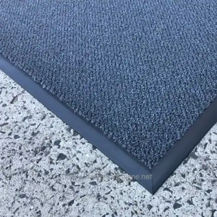 Commercial anti-slip rubber mat with textured surface for slip-resistant flooring in Asian workplaces, gyms, and public spaces, promoting safety and hygiene.