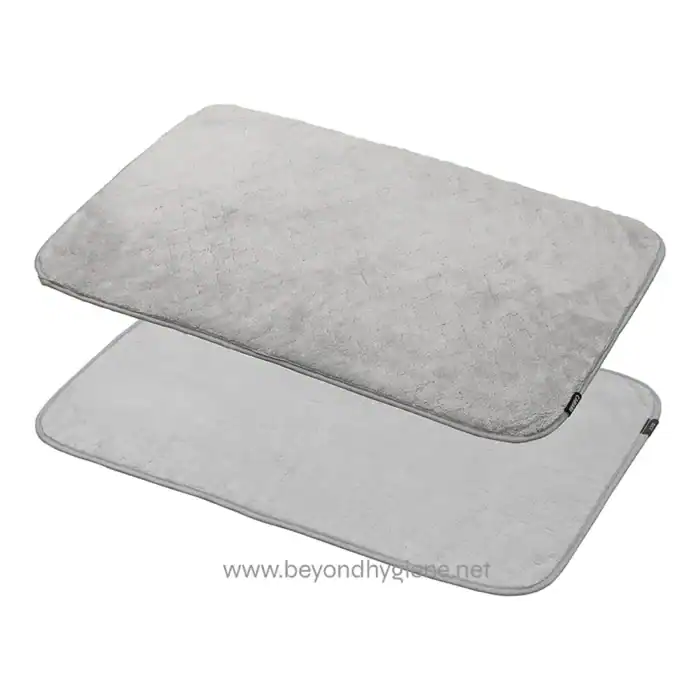 Microfiber cleaning mats for hygiene and sanitation, ideal for commercial and healthcare settings.