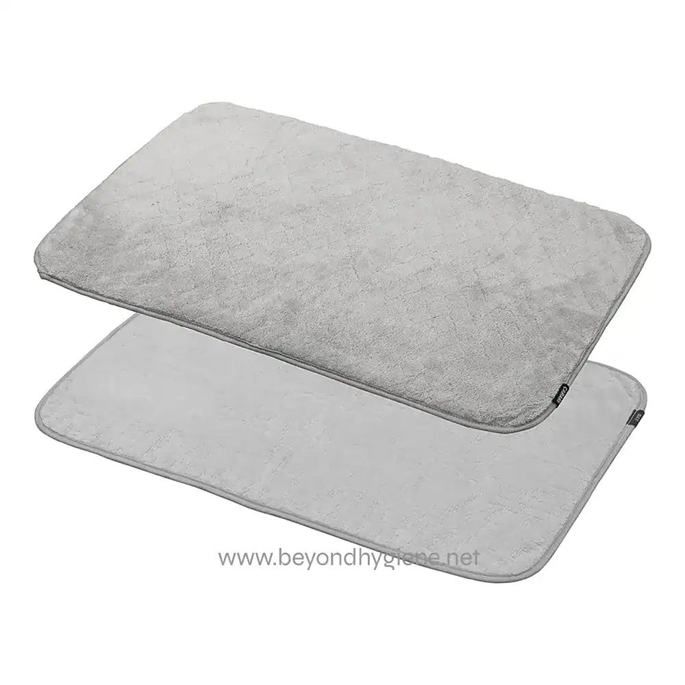 1 Microfiber cleaning mats for hygiene and sanitation, ideal for commercial and healthcare settings.