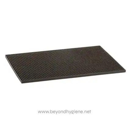 Rubber Bar Mats for Commercial Kitchens and Bars, non-slip, easy to clean, durable, hygienic soap dish, and bar accessories from Beyond Hygiene Asia. Ideal for maintaining cleanliness and safety.