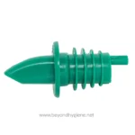 Tablecraft 35G Plastic Free Flow Pourer, Economy, Green