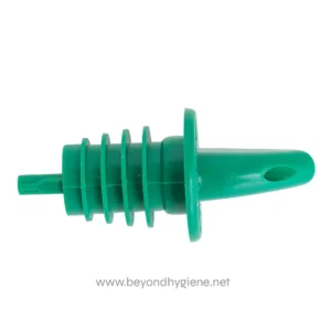 Green dental irrigation tool for hygiene cleaning clinical dental practice.