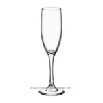 Elegant champagne flute glass for celebrations, made of clear high-quality glass, perfect for special occasions and events.