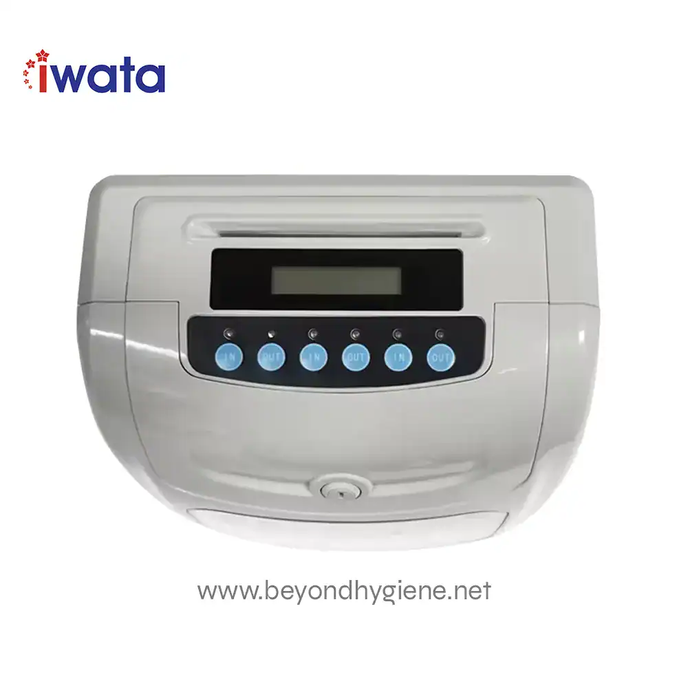 2CRH Bundy Clock (1) Automatic Hand Sanitizer Dispenser for Hygiene and Safety in Public Spaces at Beyond Hygiene Asia.