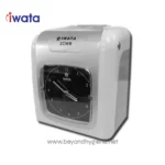 IWATA wall-mounted time clock for efficient employee attendance management in industrial and office settings.