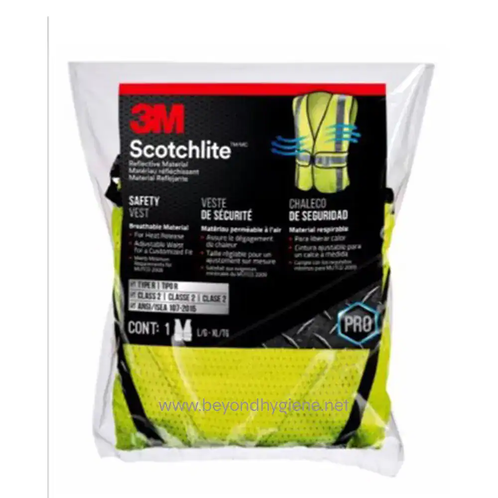 3M™ Hi-Viz Contruction Vest Yellow (2) 3M™ Hi-Viz Contruction Vest Yellow