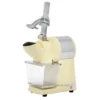 Electric meat grinder machine for hygienic food processing in Asia.