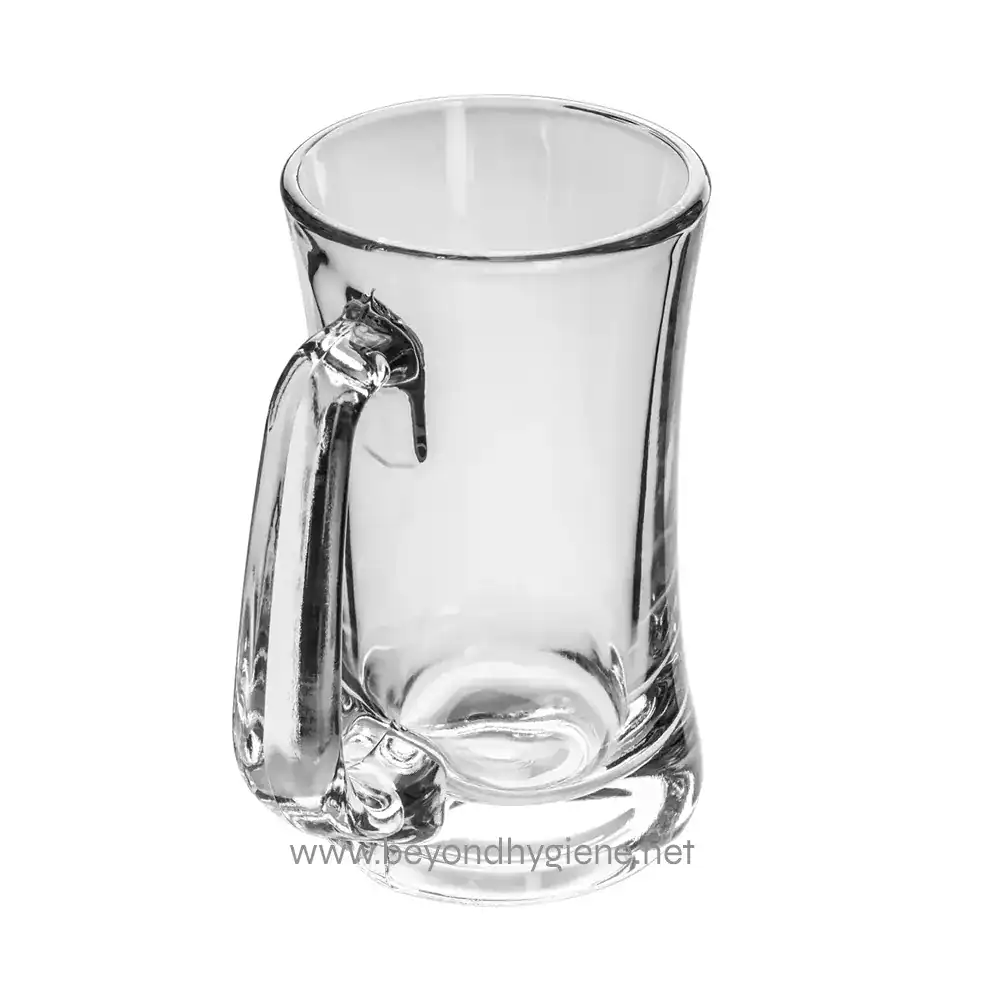 634-5298_002 Clear glass hiball mug for beverages, durable and stylish drinkware, ideal for cafes, restaurants, and home use, emphasizing hygiene and quality in Asia.