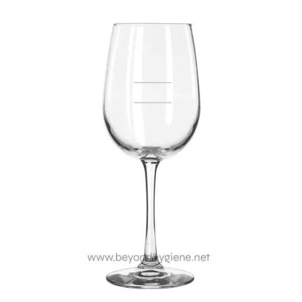 Clear wine glass for hygienic serving and presentation at Beyond Hygiene Asia.