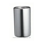 Stainless steel trash can for hygienic waste disposal, ideal for restaurants, offices, and commercial spaces. Durable, sleek, and easy to clean for maintaining cleanliness and hygiene standards.