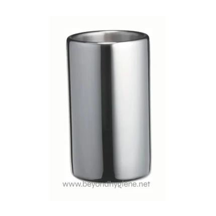 Stainless steel trash can for hygienic waste disposal, ideal for restaurants, offices, and commercial spaces. Durable, sleek, and easy to clean for maintaining cleanliness and hygiene standards.