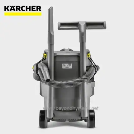 Karcher industrial carpet extractor with heavy-duty cleaning power for commercial and janitorial cleaning needs.