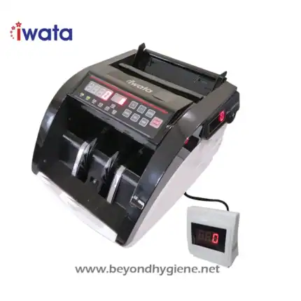 Automatic banknote counterfeit money detector machine for enhanced cash security and authenticity verification in Asian businesses.