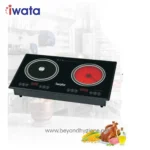 Electric induction cooktop for commercial kitchens and food service establishments.