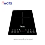 Induction cooktop with digital controls and ceramic surface, ideal for modern kitchens, featuring functions like steaming, boiling, and frying for versatile cooking needs.