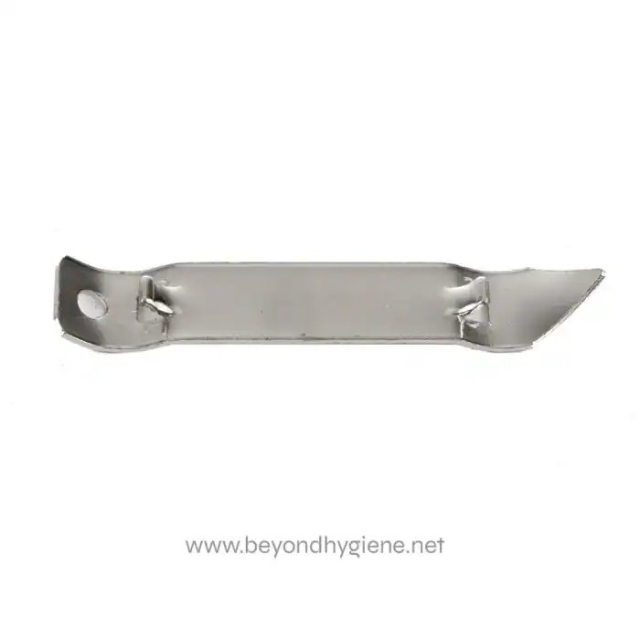 Metal dental instrument highlighting hygiene tools used in professional cleaning; essential for maintaining oral health and dental hygiene.