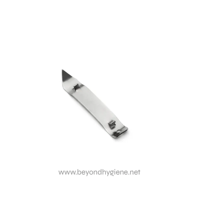 Stainless steel dental scaler tool for hygiene and cleaning in medical and dental clinics.