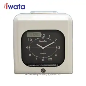 Microcomputer clock with analog and digital time display, ideal for office and commercial use, from Beyond Hygiene Asia, a trusted provider of hygiene and cleaning solutions.