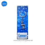 Carimali coffee machine keychain - promotional branded souvenir from Beyond Hygiene Asia, perfect for coffee enthusiasts, highlighting professional coffee brands, and corporate gifts.