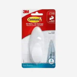 Command™ Bath Towel Hook Large