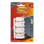 Command™ Cord Clips Medium 4 pcs + 5 strips
