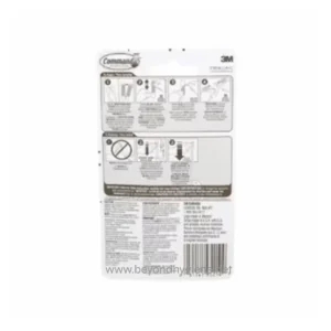 Command™ Cord Clips 17305CLR-C, Clear, Small, 4 Clips/5 Strips/Pack