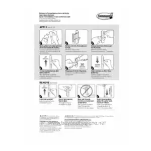 Command™ Clear Small Hooks 17092CLR, 2 Hooks with 4 Strip/Pack, 6 Pack/Case