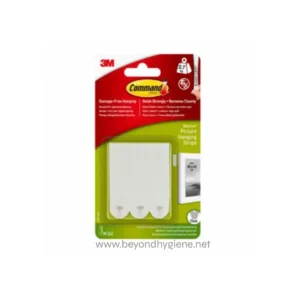 Command™ Picture Hanging Strips 17201, Medium, White, 3 Sets/Pk