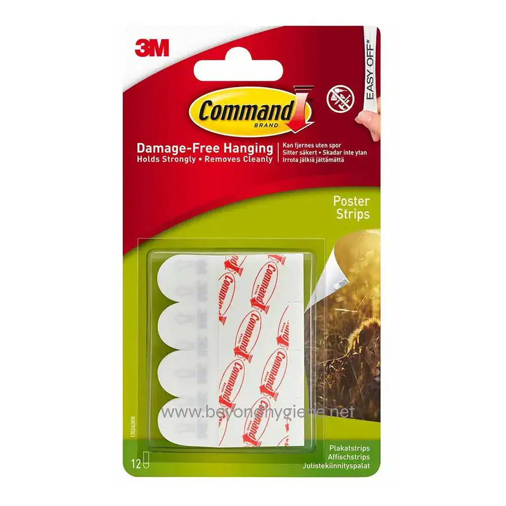 Command™ Poster Strips 12 pcs Command™ Poster Strips 12 pcs