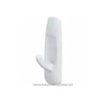 Command™ Utility Hooks 17001C, White, Medium, 2 Hooks/4 Strips/Pack