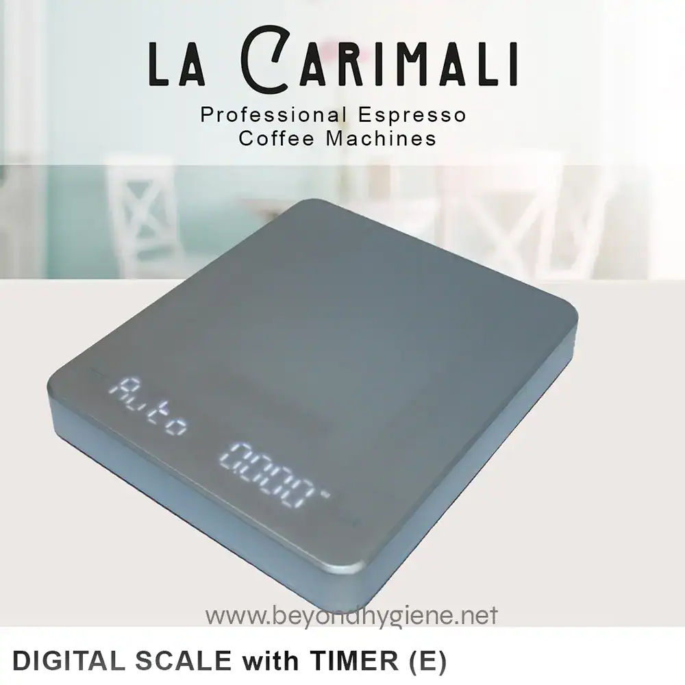 DIGITAL SCALE with TIMER (E) (3) Digital scale with timer for precise weight measurement, ideal for kitchens and laboratories, featuring sleek design, easy to read LED display, and accurate digital readings.