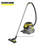 Karcher industrial vacuum cleaner for commercial and industrial cleaning, featuring powerful suction and versatile attachments for efficient hygiene and sanitation solutions.
