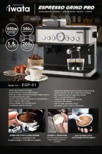 Espresso grind pro commercial coffee machine for premium coffee brewing and barista-quality espresso.