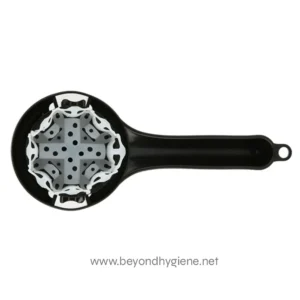 Multifunctional citrus juicer with black handle and white strainer for efficient extracting of fresh juice. Perfect for kitchen use and enhancing healthy lifestyle.