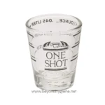 People also ask, 2. Clear shot glass with "ONE SHOT" logo and measurement lines, used for serving alcohol, with a focus on barware and beverage accessories. 3. A transparent shot glass featuring "ONE SHOT" branding and measurement lines, ideal for bars and parties. 4. The image shows a clear glass shot glass with "ONE SHOT" printed on it, typically used for measuring and serving alcoholic drinks. The design emphasizes barware and beverage service accessories. 5. relevant.