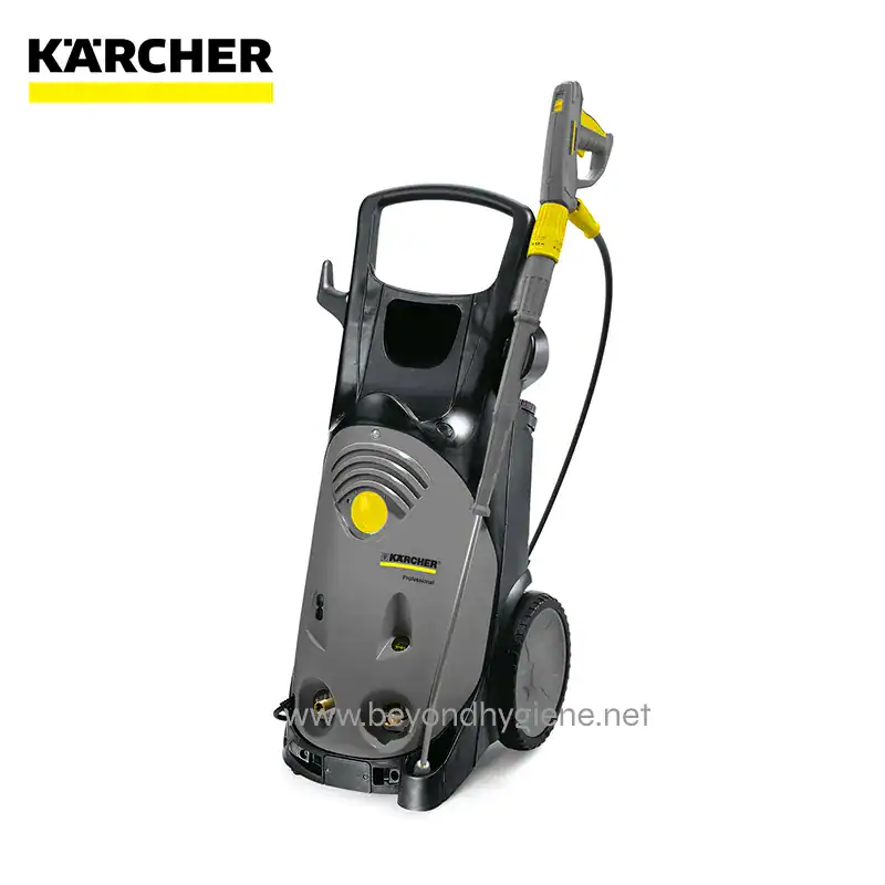 Powerful Karcher pressure washer for commercial and industrial cleaning, featuring durable build, mobility, and high-pressure performance for at-home or professional hygiene solutions in Asia.