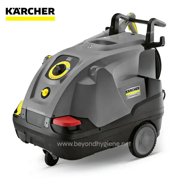 Karcher professional carpet cleaning machine, industrial-grade commercial cleaning equipment, designed for deep sanitation and hygiene in various settings.