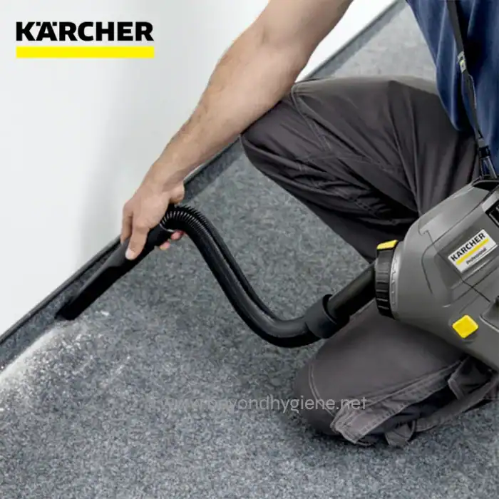 Karcher commercial carpet cleaning vacuum with professional-grade suction for deep cleaning and stain removal, ideal for enhancing hygiene and cleanliness in commercial spaces in Asia.